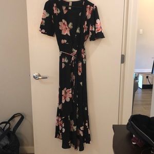 Black floral Allison Joy dress